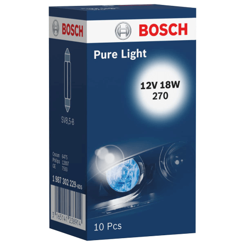 BOSCH PURE LIGHT 12V 18W 270